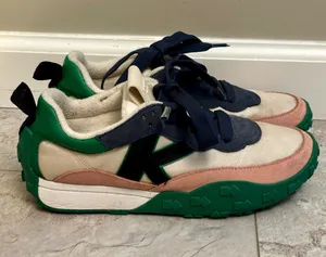 Kate Spade New York K As In Kate Sneakers White Green Women 6.5 B US Shoes thumbnail 1