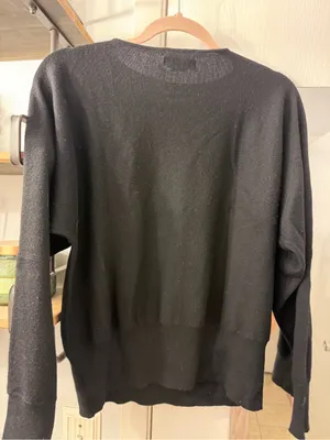 Eddie Bauer Wool Black Crewneck Sweater thumbnail 4