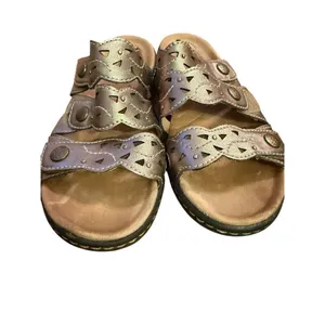 Clarks Laurianne Jade Sand Metallic Sandals‎ Sz 7 thumbnail 2