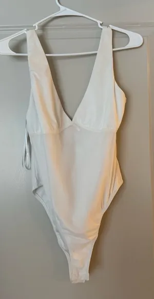 Princess Polly White Bodysuit Mesh thumbnail 1