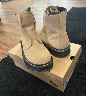 DR MARTENS Zebzag laceless leather boots shoes women’s 9 new thumbnail 6