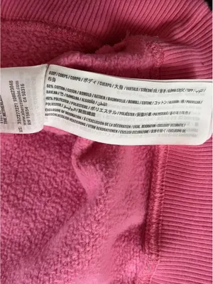 Hollister Y2K Pink Oversized Crewneck Pullover Logo Sweatshirt size small 💗 thumbnail 7