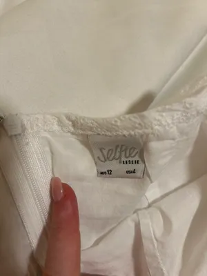 Selfie Leslie Eyelet Mini Skirt thumbnail 4