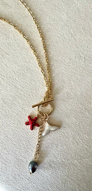 Mermaid Necklace 🧜‍♀️ Gold thumbnail 3