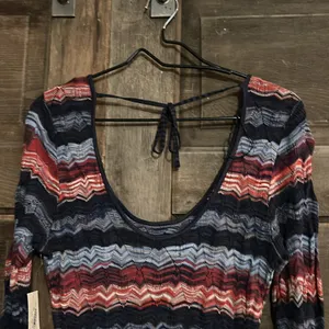 Guess Knit dress / Lace Knit‎ crochet midi dress Size Large NWT thumbnail 6