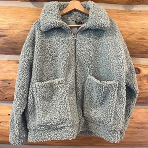 Wild Fable Sherpa Teddy Zip Up Jacket thumbnail 3