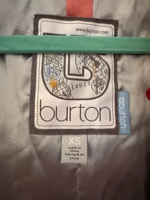 Burton Coral Pink‎ Hooded Snowboarding Ski jacket Women's XS thumbnail 2
