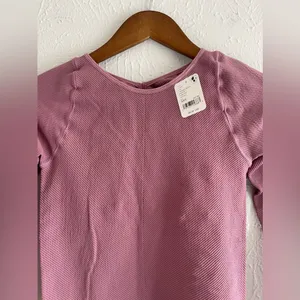 Free People Movement Easy Free Throw Layer Wistful Mauve Size XS/S NWT $… thumbnail 4