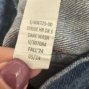 GAP High Rise Stride Relaxed Fit Wide-Leg Jeans Womens 29/8R Medium Wash Denim thumbnail 7