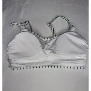 Womens Reversible Green White Vertical Stripe‎ High Waisted Bikini Set Size S thumbnail 9