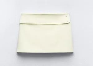 NWT light yellow belted mini skirt. Size XL thumbnail 6