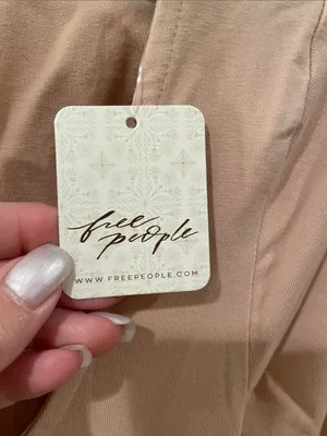 Free People Tan Knit Dress thumbnail 2