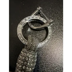 Water Drop Keychain Purse Charm Diamond Blue Crystal Key Ring Holder thumbnail 5