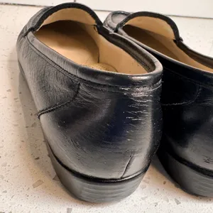 SAS Simplify Black Leather Loafers Womens 8.5 M Comfort Slip On Shoes USA Made‎ thumbnail 7