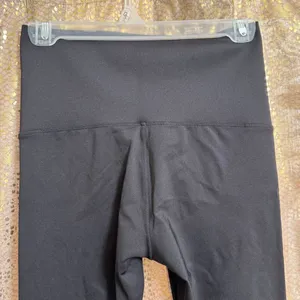 Black Tummy Control Shapewear Spandex Stretchy High Waisted Leggings Large thumbnail 6