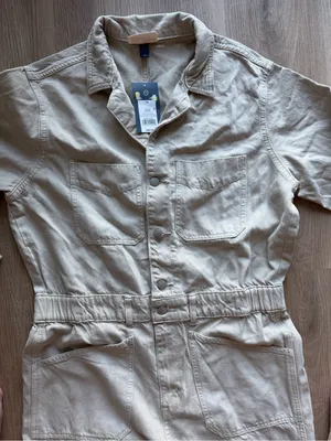 Universal Thread Cream Utility Jumpsuit with‎ Patch Pockets thumbnail 3