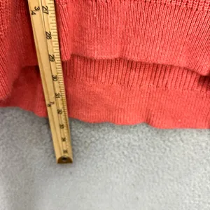 Gap Sweater Tunic Womens Large Pink Coral Knit Slouchy Spring Preppy‎ Fisherman thumbnail 4