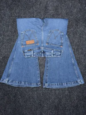 Wrangler Retro Trumpet Flare Bell Bottom Jeans Sz 26x30 Western Boho Rodeo Denim thumbnail 3
