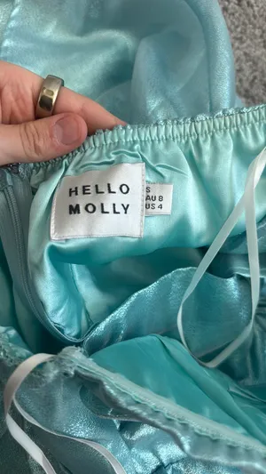 Hello Molly Dress Mini Blue thumbnail 4