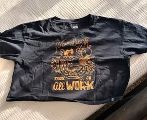 Troll Co Crop Tee Black Size M thumbnail 1