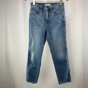 Madewell Stovepipe Jeans in Euclid‎ Wash Blue Size 25 thumbnail 4