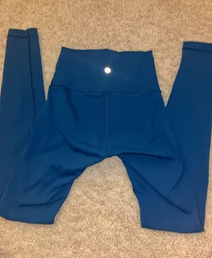 Lululemon Blue Leggings thumbnail 2