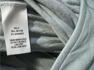 Lulus NWT Women XS Pale Dusty Blue Jersey Knit Surplice Slit Maxi Dress thumbnail 6