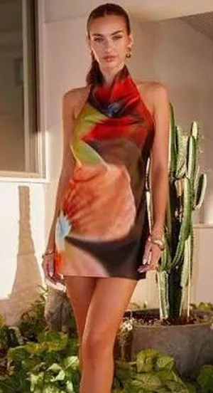 Peppermayo Iridessa Mini Dress - Moody Floral Moody Floral / US 4 The Iridessa thumbnail 1