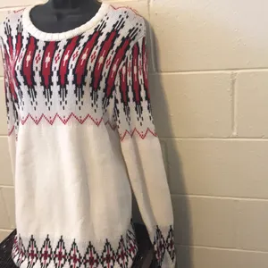Cotton On light weight fairisle Christmas winter sweater M new thumbnail 2