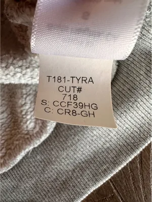 PerfectWhiteTee Tyra Fleece 1/4 Zip Pullover in Heather Grey Women’s Small thumbnail 9