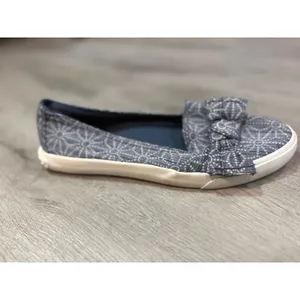 Rocket Dog Women's Size 8 Blue Geometric Canvas Bow Slip-On Ballet Sneakers thumbnail 8