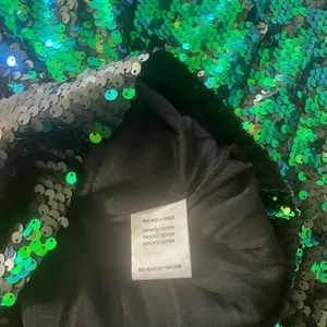 Lucy Paris Green & black Sequin mermaid scales skirt mermaid core 🧜‍♀️ thumbnail 10