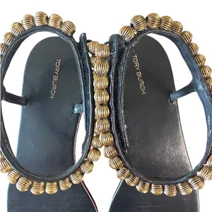 Tory Burch Capri Beaded Ankle Wrap Sandals Size‎ 10.5 thumbnail 3
