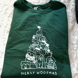 Crewneck‎ Merry woofmas Green Size M thumbnail 1