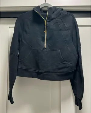 Black Lululemon Scuba Hoodie Half-Zip thumbnail 1