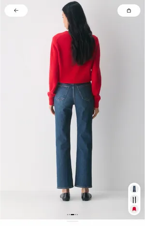 Denim Forum Aritzia Arlo High-Rise Straight Jeans thumbnail 5