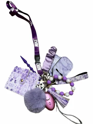 Nike Purple Keychain & Accessory safety Set - Lavender Mix thumbnail 1