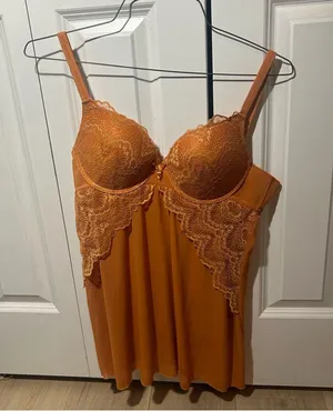 Juicy Couture Intimates Orange Babydoll Nightie thumbnail 1