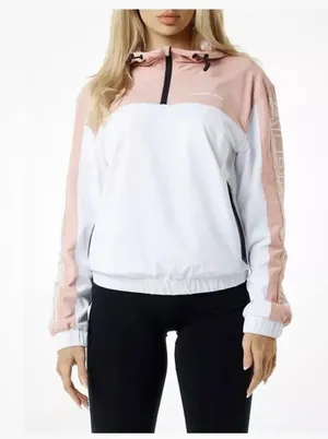 Alphalete Women's EXP Tech Windbreaker- Himalayan Pink, Size Large thumbnail 2