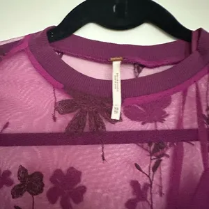 Free People Purple Floral Dress thumbnail 2