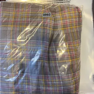 993 | Vernacular Smocked Halter Plaid Cotton Maxi Dress Cottagecore Womens Small thumbnail 8