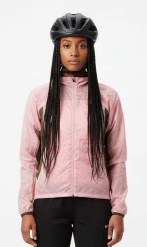 Pearl Izumi Women's Pink Zip Up Light Weight Bicycle Cycle Jacket M thumbnail 1