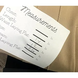 Zara High Rise Tapered Trousers Pleated Slash Pockets L Cream #1942 thumbnail 11