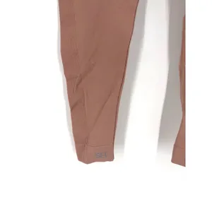 Set Active SCULPTFLEX Leggings Womens M Mauve‎ Brown High Waisted Ribbed Yoga thumbnail 3