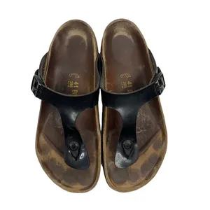 Birkenstock Size 41 10 Gizeh Sandals Birko Flor Patent Shoes Flip Flops T Straps thumbnail 2
