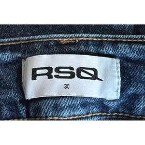 RSQ Denim‎ Flare Jeans Size 30 Low Rise Pockets Dark Wash Blue Womens thumbnail 6