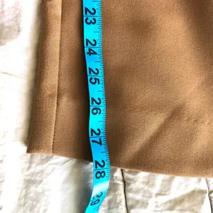 Abercrombie & Fitch Straight Leg Pants in Camel Tan thumbnail 9