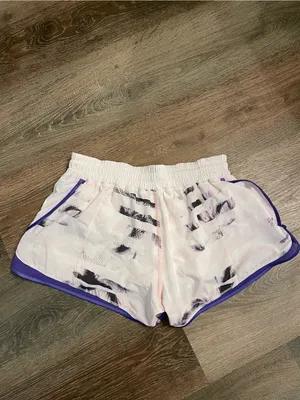 Lululemon Women's Pink Tie-Dye Running Shorts Super Squad Short thumbnail 3