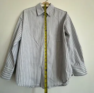 Aritzia Style Cotton Blend Striped Oversized Poplin Shirt thumbnail 3