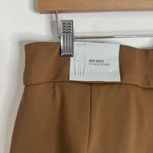 Maison d'Amérie Pants Womens‎ 10 Brown High Waist Straight Stretch Office Dress thumbnail 11